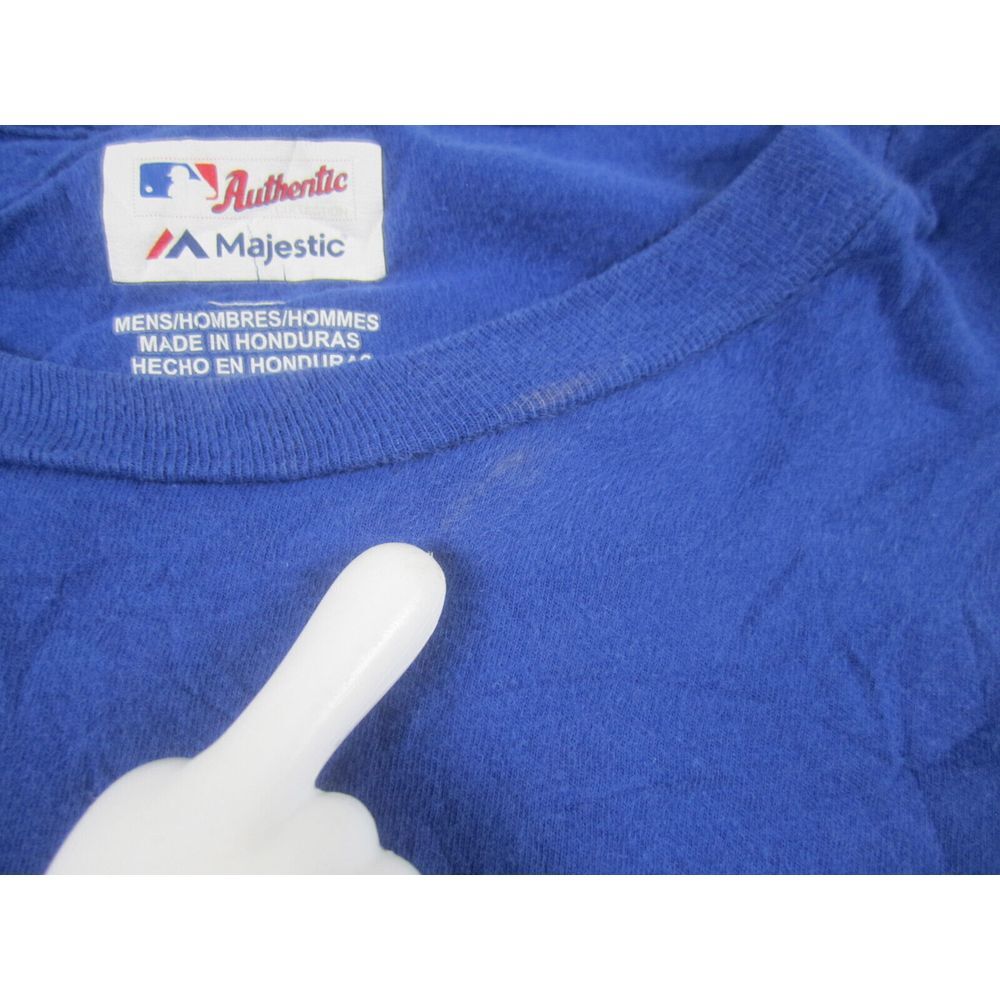 Chicago Cubs‎ Shirt Mens Large Blue MLB Baseball Crew Neck Graphic Print - Picture 5 of 11